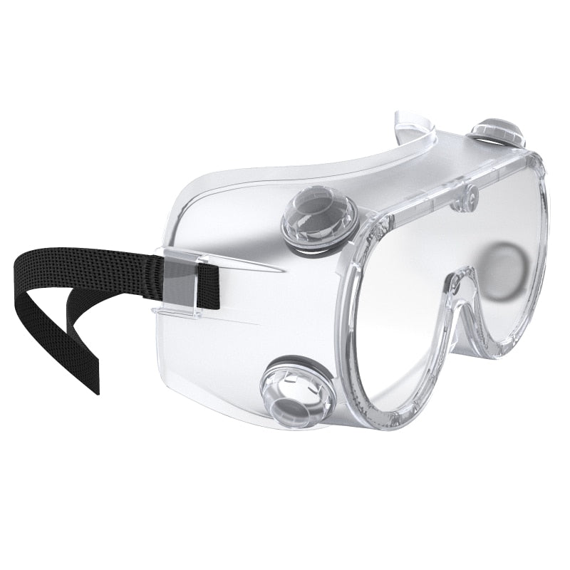 Infection Preventing Eye Protection Vented Safety Glasses Anti Fog Dust Clearing Lab Goggles