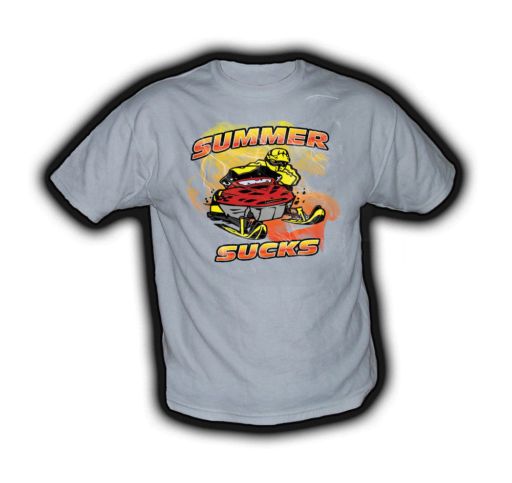 Summer Sucks Yellow/Red - TshirtNow.net