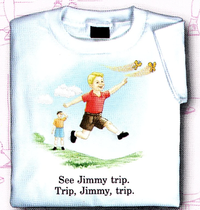 Thumbnail for Childhood See Jimmy Trip. Trip Jimmy Trip White Tshirt - TshirtNow.net - 1