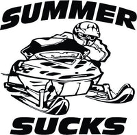 Thumbnail for Summer Sucks Decal - TshirtNow.net - 1