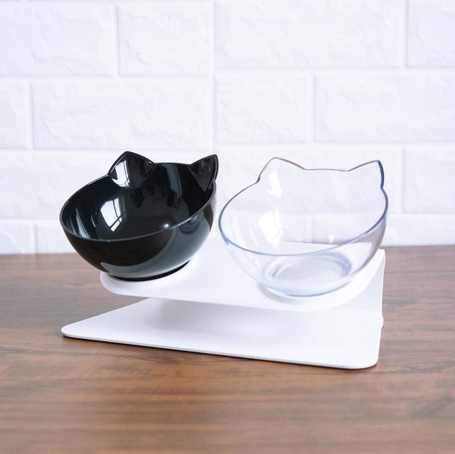 Anti-Vomiting and Non-Slip Orthopedic Cat Bowl With Raised Stand