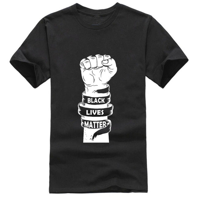 Black Lives Matter - Men's Casual Cotton Short Sleeve T Shirt