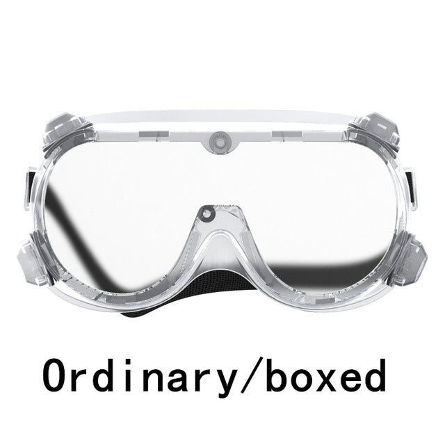 Infection Preventing Eye Protection Vented Safety Glasses Anti Fog Dust Clearing Lab Goggles