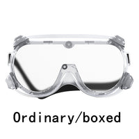 Thumbnail for Infection Preventing Eye Protection Vented Safety Glasses Anti Fog Dust Clearing Lab Goggles