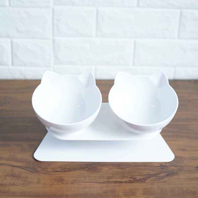 Anti-Vomiting and Non-Slip Orthopedic Cat Bowl With Raised Stand
