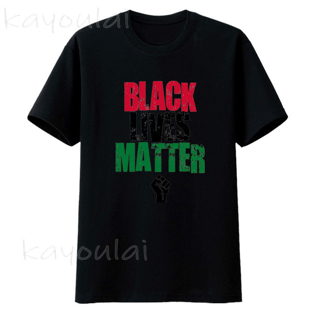 Black Lives Matter - Activist Movement Cotton Knitted Casual Unisex T-Shirt