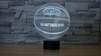Thumbnail for NBA SAN ANTONIO SPURS 3D LED LIGHT LAMP