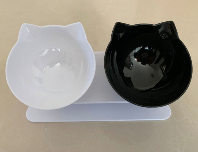 Anti-Vomiting and Non-Slip Orthopedic Cat Bowl With Raised Stand