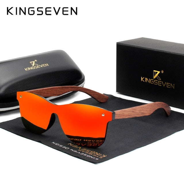 Coronardo Rainforest Wood Frame Polarized Glasses