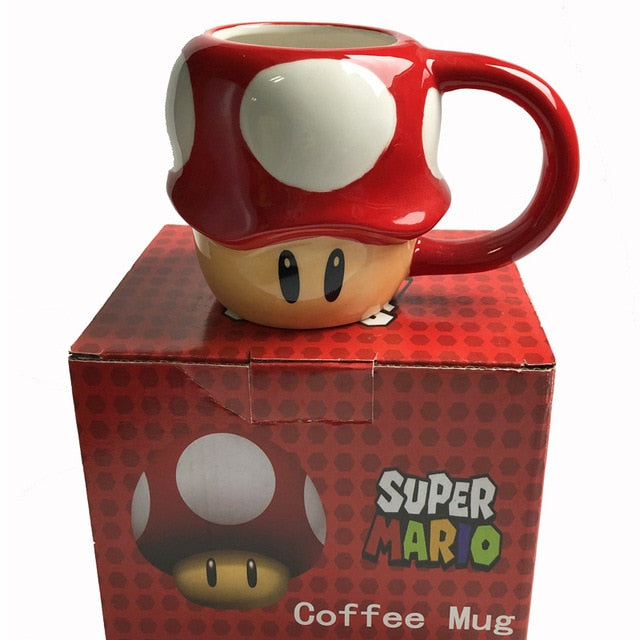 Super Mario Mushroom Porcelain Ceramic Coffee/Milk/Tea Mug
