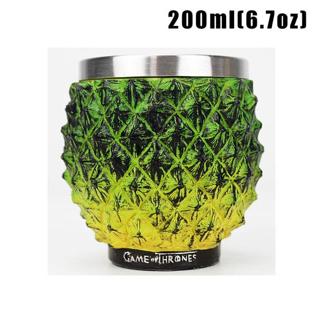 Antique Game of Thrones, Might and Magic Goblet Stainless Steel Resin Mugs