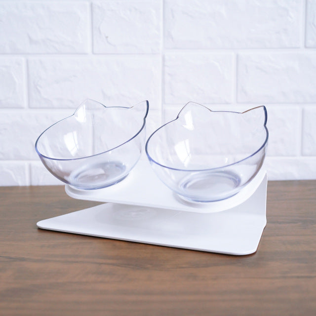 Anti-Vomiting and Non-Slip Orthopedic Cat Bowl With Raised Stand