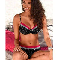 Thumbnail for Underwire Mid-waist Bandage Bikini Swimwear