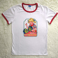 Thumbnail for Childhood You Can Learn Sewing Tshirt