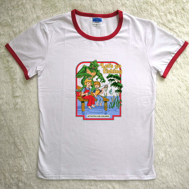 Childhood Let's Go Fishing Tshirt