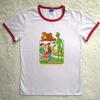 Thumbnail for Childhood Don't Talk to Strangers Tshirt