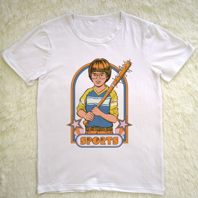 Childhood Sports Retro Spoof Tshirt