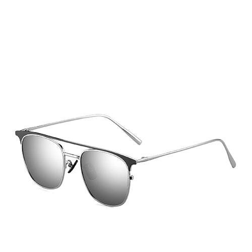UV Polarized Designer Metal Frame Mirror Sunglasses