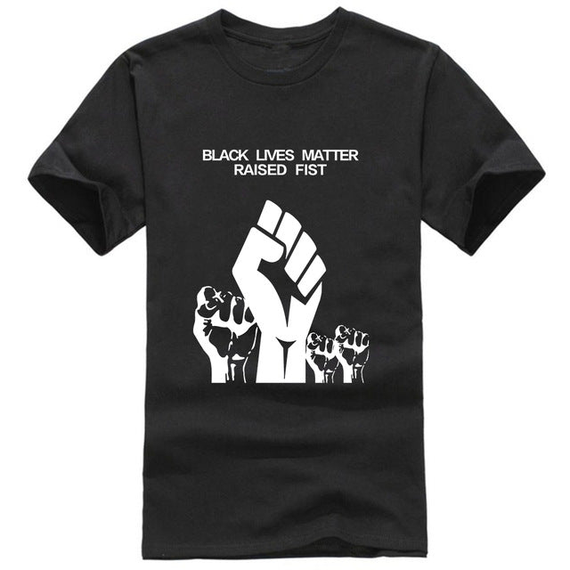 Black Lives Matter - Men's Casual Cotton Short Sleeve T Shirt