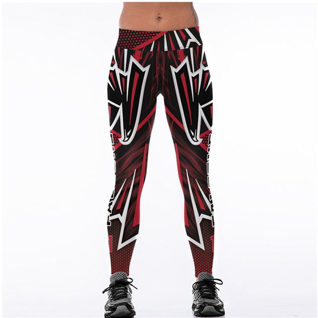 ATLANTA FALCONS Women's Yoga Pants 3D Allover Print Legging