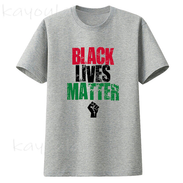 Black Lives Matter - Activist Movement Cotton Knitted Casual Unisex T-Shirt