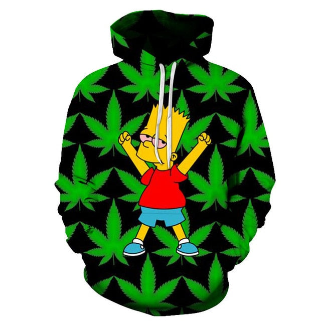 Simpsons Printed 3D Mens and Women Hoodies