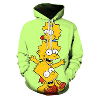Thumbnail for Simpsons Printed 3D Mens and Women Hoodies