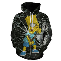 Thumbnail for Simpsons Printed 3D Mens and Women Hoodies