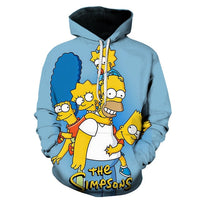 Thumbnail for Simpsons Printed 3D Mens and Women Hoodies