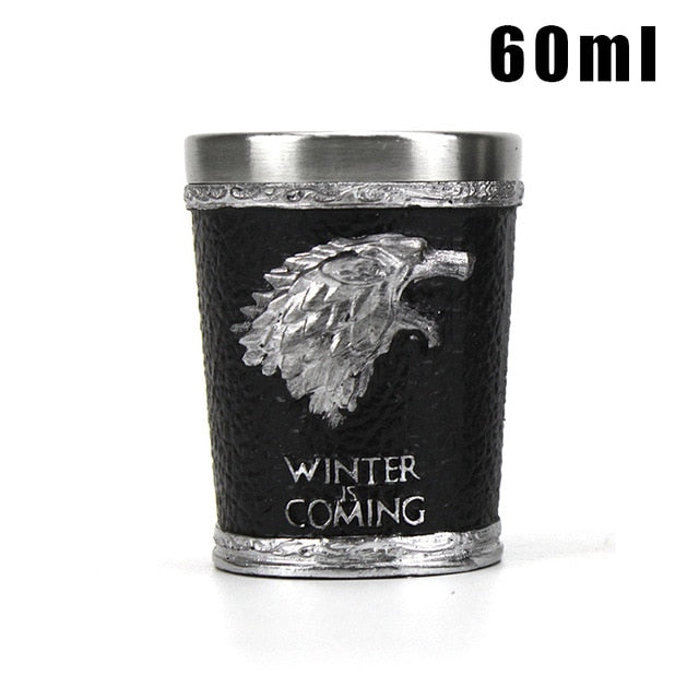 Antique Game of Thrones, Might and Magic Goblet Stainless Steel Resin Mugs
