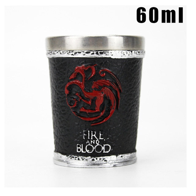 Antique Game of Thrones, Might and Magic Goblet Stainless Steel Resin Mugs