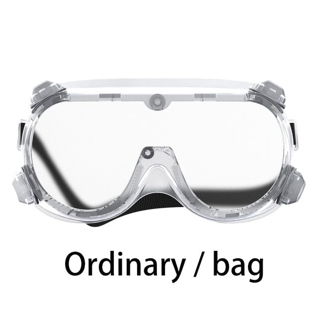 Infection Preventing Eye Protection Vented Safety Glasses Anti Fog Dust Clearing Lab Goggles