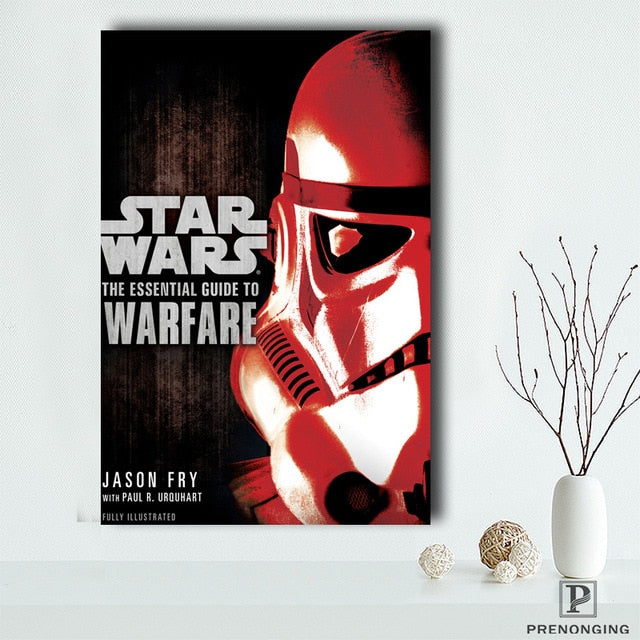 Spray Painted Silk Fabric Customized Vintage Star War Posters