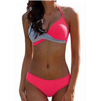 Thumbnail for Underwire Mid-waist Bandage Bikini Swimwear