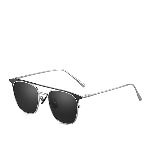 UV Polarized Designer Metal Frame Mirror Sunglasses