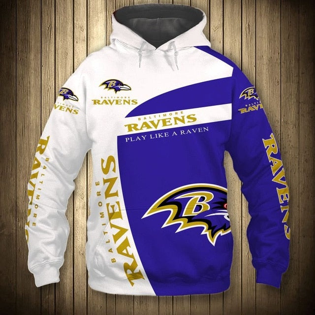 NFL Team Logo Pattern Hoodie