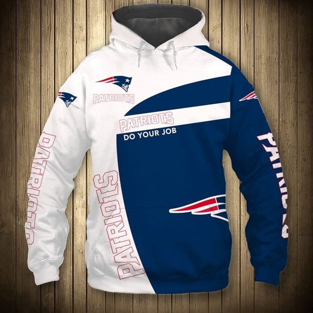 NFL Team Logo Pattern Hoodie