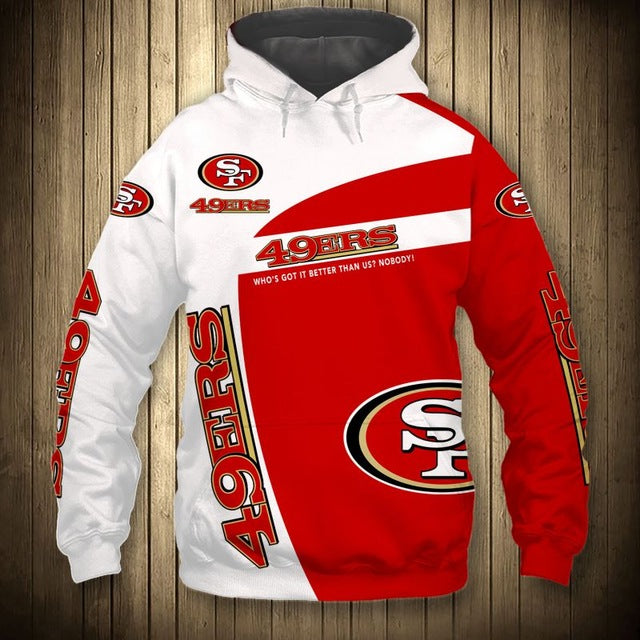 NFL Team Logo Pattern Hoodie