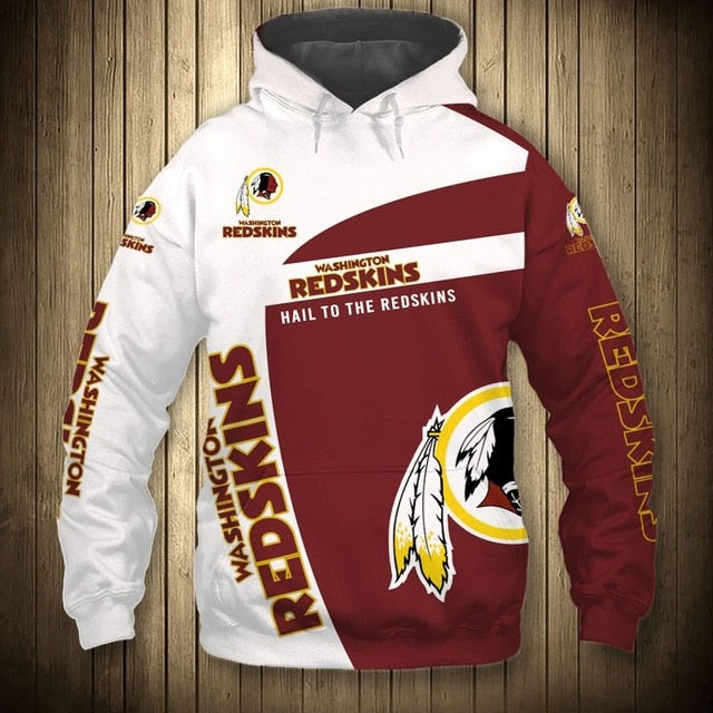 NFL Team Logo Pattern Hoodie