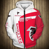 Thumbnail for NFL Team Logo Men's Zippered Hoodie