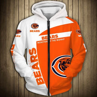 Thumbnail for NFL Team Logo Men's Zippered Hoodie