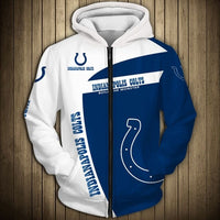 Thumbnail for NFL Team Logo Men's Zippered Hoodie