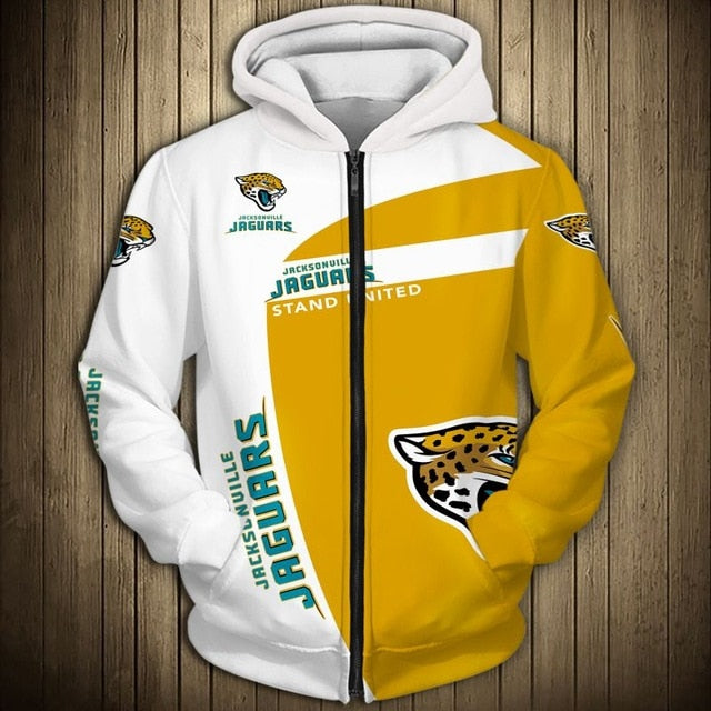 NFL Team Logo Men's Zippered Hoodie