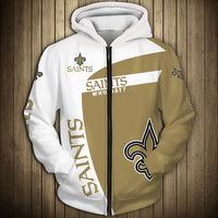 Thumbnail for NFL Team Logo Men's Zippered Hoodie