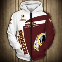Thumbnail for NFL Team Logo Men's Zippered Hoodie
