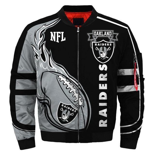 Men's NFL 3D Zippered Quilted Team Jacket