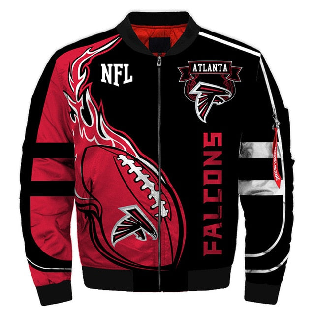 Men's NFL 3D Zippered Quilted Team Jacket