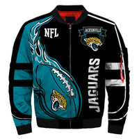 Thumbnail for Men's NFL 3D Zippered Quilted Team Jacket