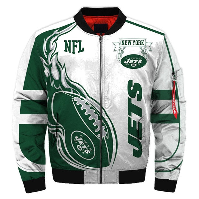Men's NFL 3D Zippered Quilted Team Jacket