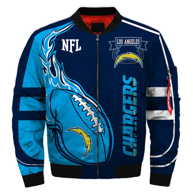 Men's NFL 3D Zippered Quilted Team Jacket